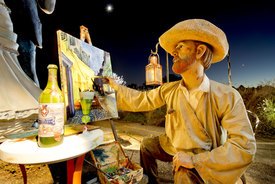 Image of Seward Johnson's 'Painting by the Glow of the Green Fairy'